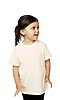 Toddler Organic RPET Short Sleeve Tee HEATHER EGGSHELL Front