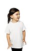 Toddler Organic RPET Short Sleeve Tee HEATHER SNOW Front