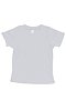 Toddler Organic RPET Short Sleeve Tee HEATHER SNOW Front2