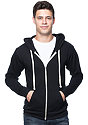 Unisex Organic RPET French Terry Zip Hoodie SHADOW Front