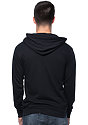 Unisex Organic RPET French Terry Zip Hoodie SHADOW Back