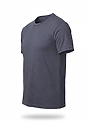 Basic Supply Co. Unisex Short Sleeve 4.4 oz Blend Jersey Tee HEATHER NAVY 2