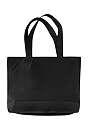 Basic Supply Co. Canvas Zippered 25L Tote BLACK 1