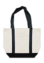 Organic Canvas Large Two Tone Tote  3