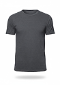 Basic Supply Co. Unisex Short Sleeve 4.4 oz Blend Jersey Tee HEATHER DARK GREY 1
