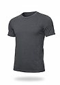 Basic Supply Co. Unisex Short Sleeve 4.4 oz Blend Jersey Tee HEATHER DARK GREY 2