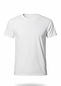 Basic Supply Co. Unisex Short Sleeve 6 oz Jersey Tee PFD WHITE 1